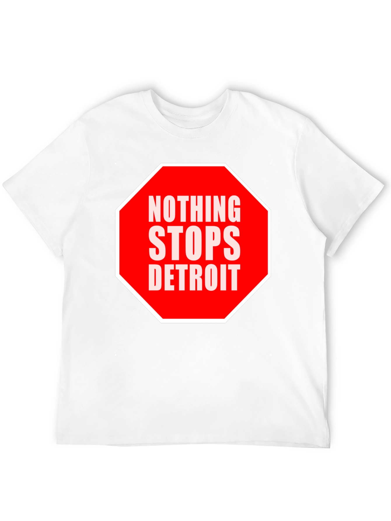 Nothing Stops Detroit T-Shirt - Black