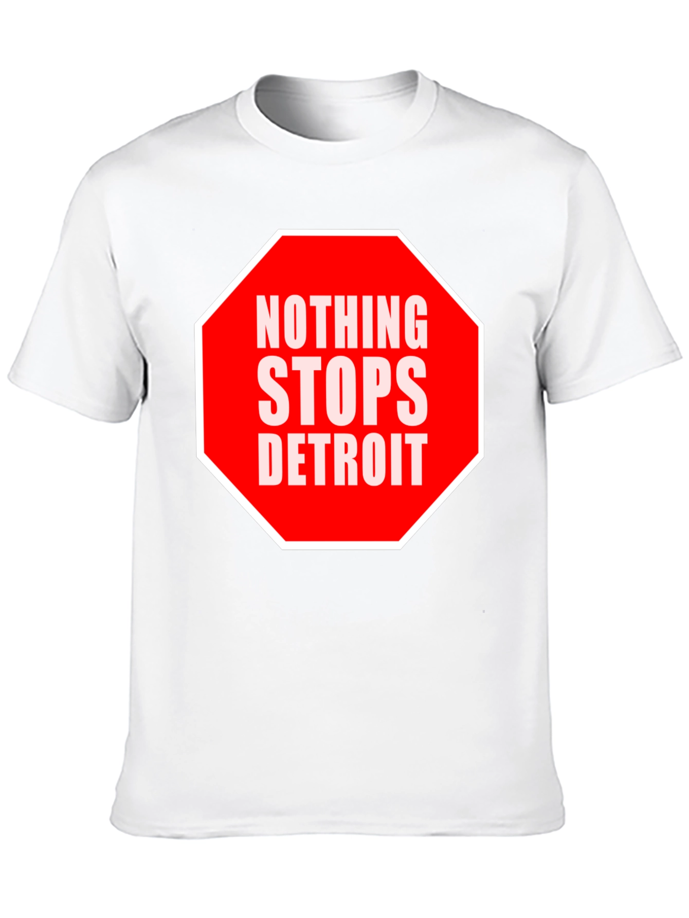 Nothing Stops Detroit T-Shirt - Black