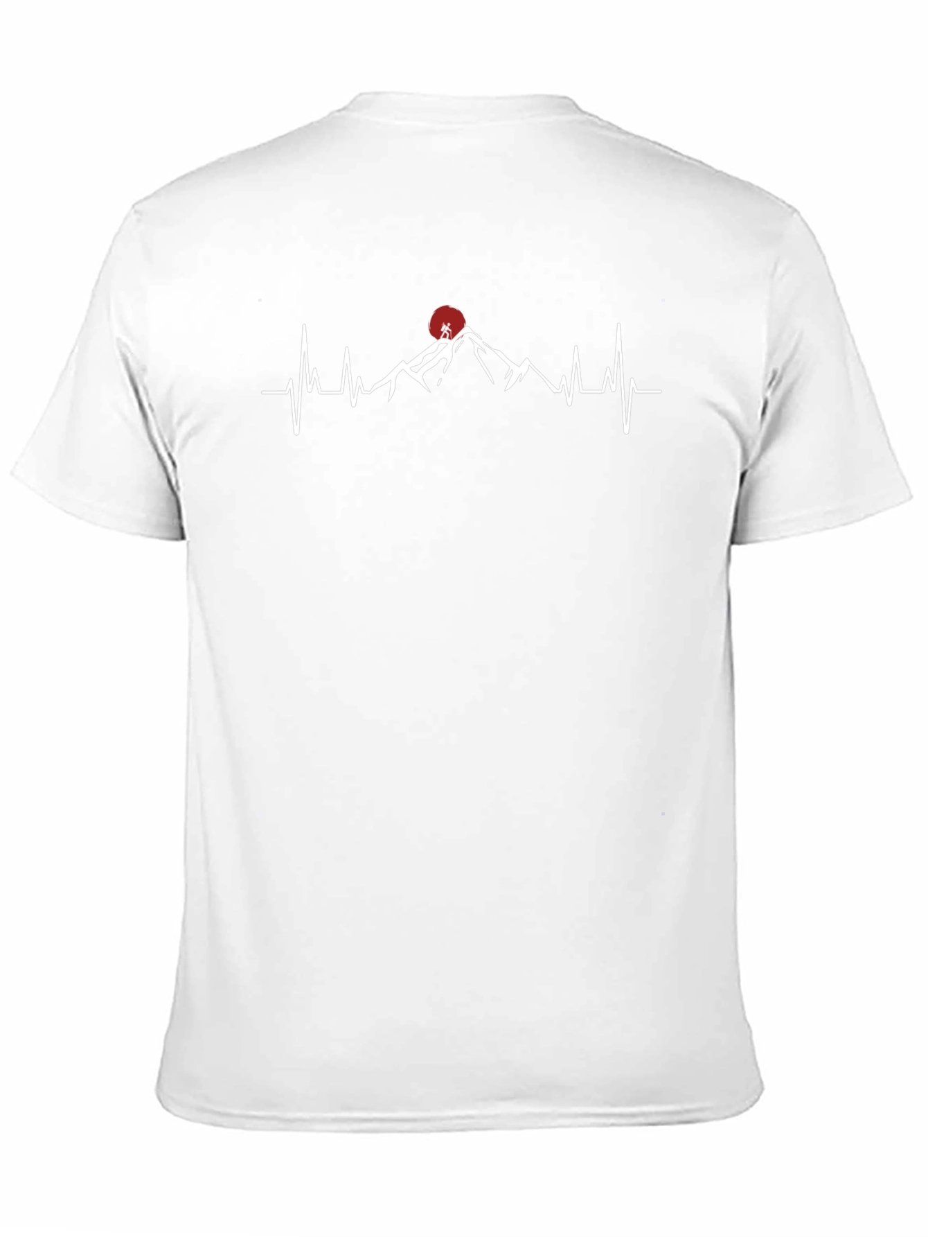 Mountain Heartbeat Graphic Tee - Black