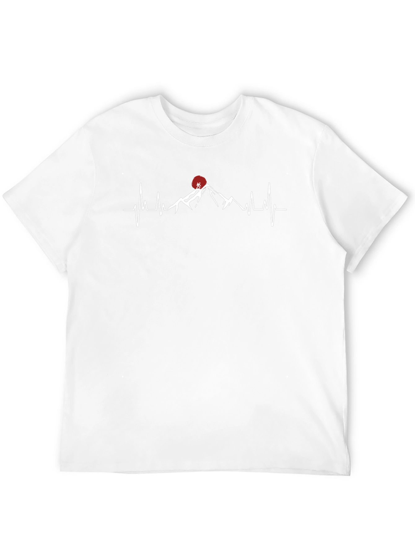 Mountain Heartbeat Graphic Tee - Black