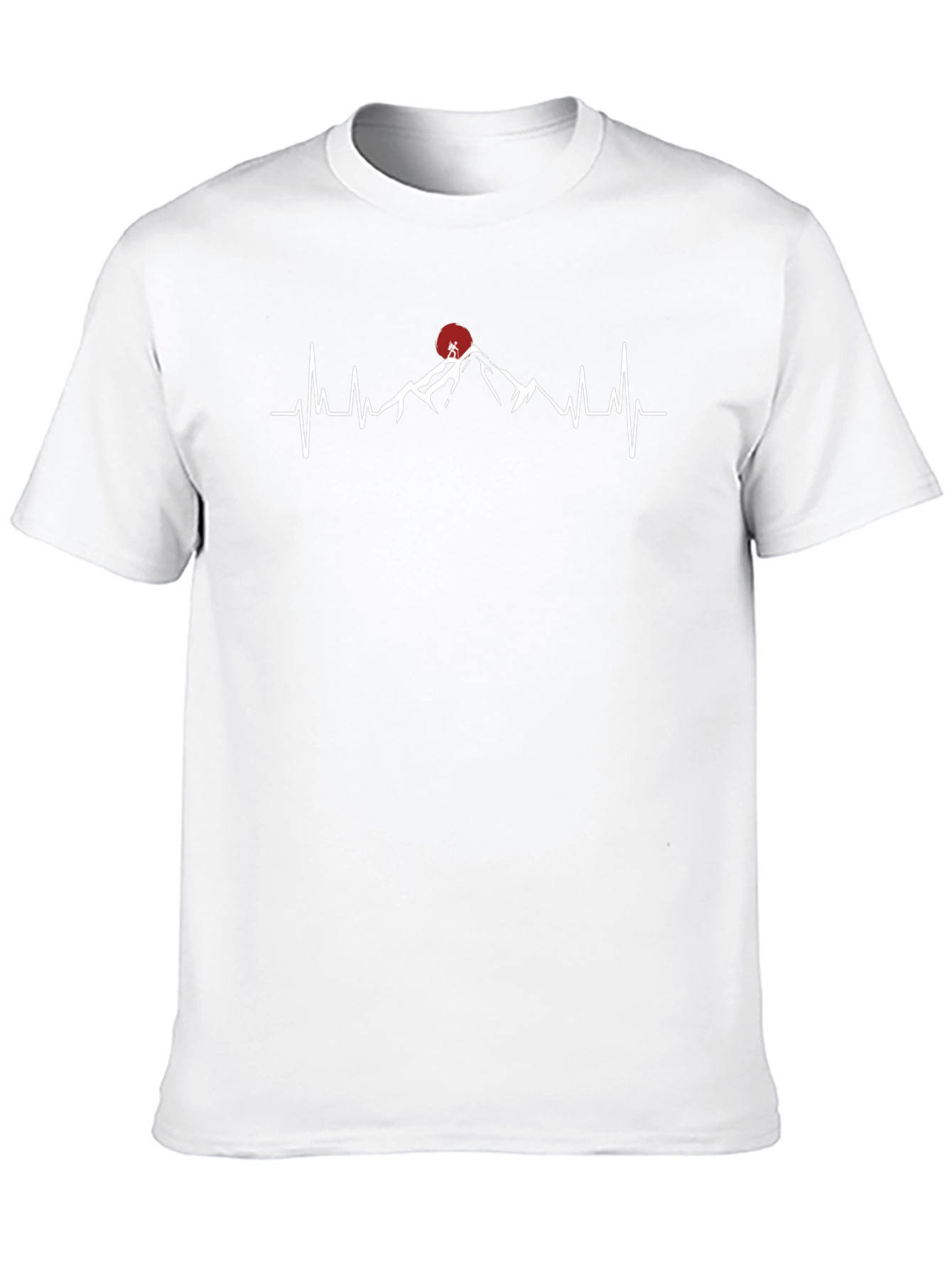Mountain Heartbeat Graphic Tee - Black