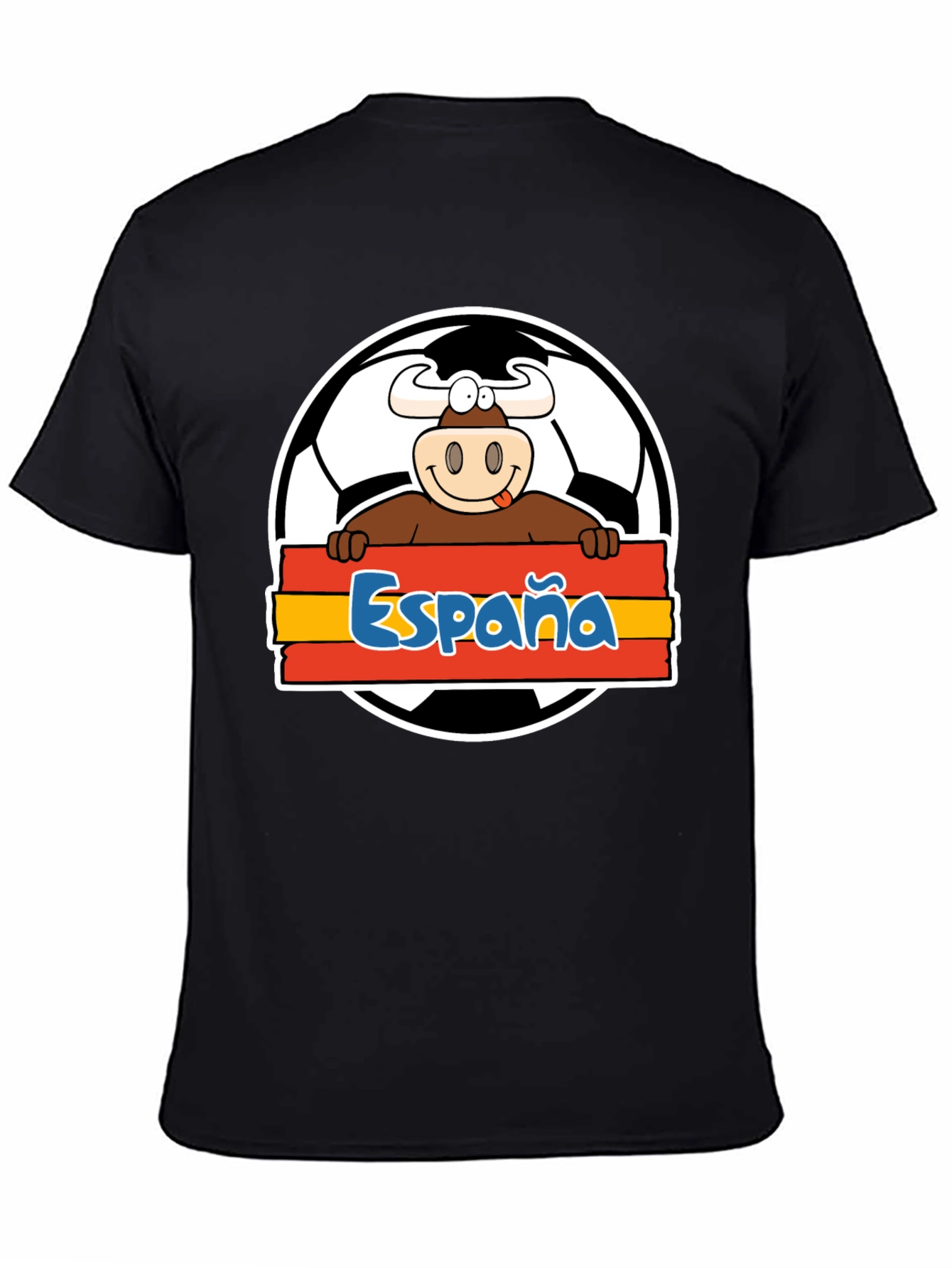 Spain Soccer Bull T-Shirt - Viva España Football Tee!