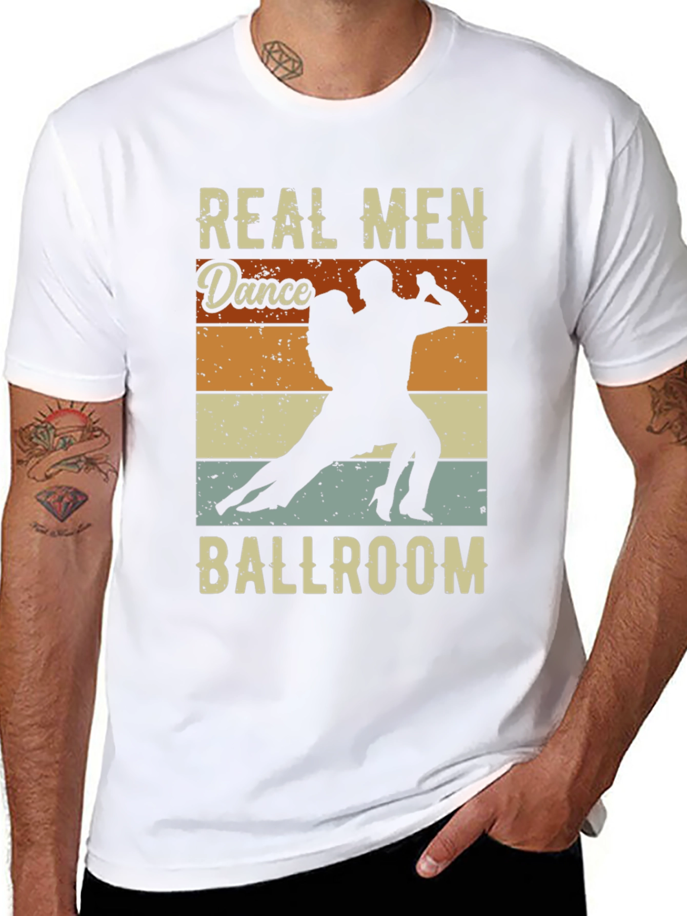 Real Men Dance Ballroom T-Shirt