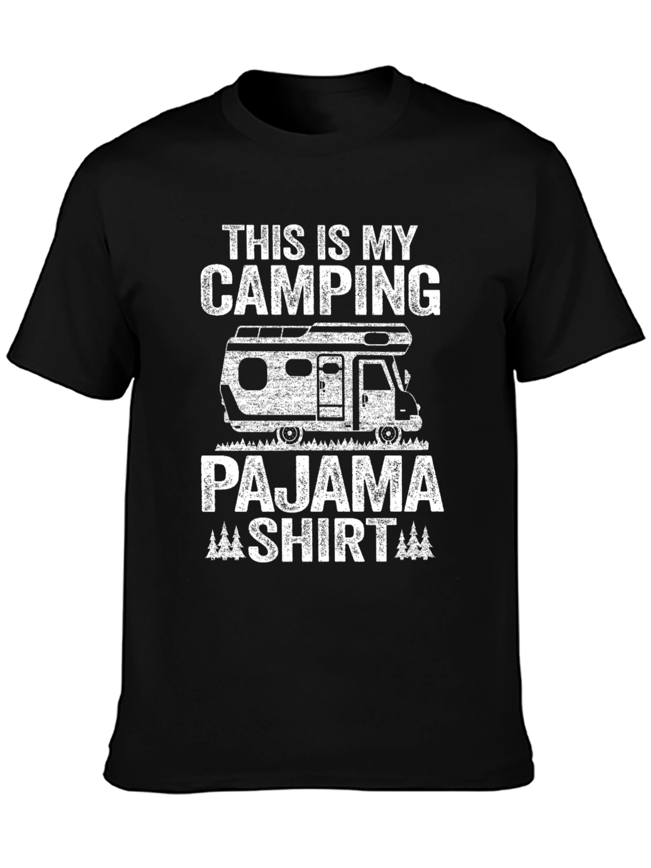 Camping Pajama Shirt - RV Design T-Shirt