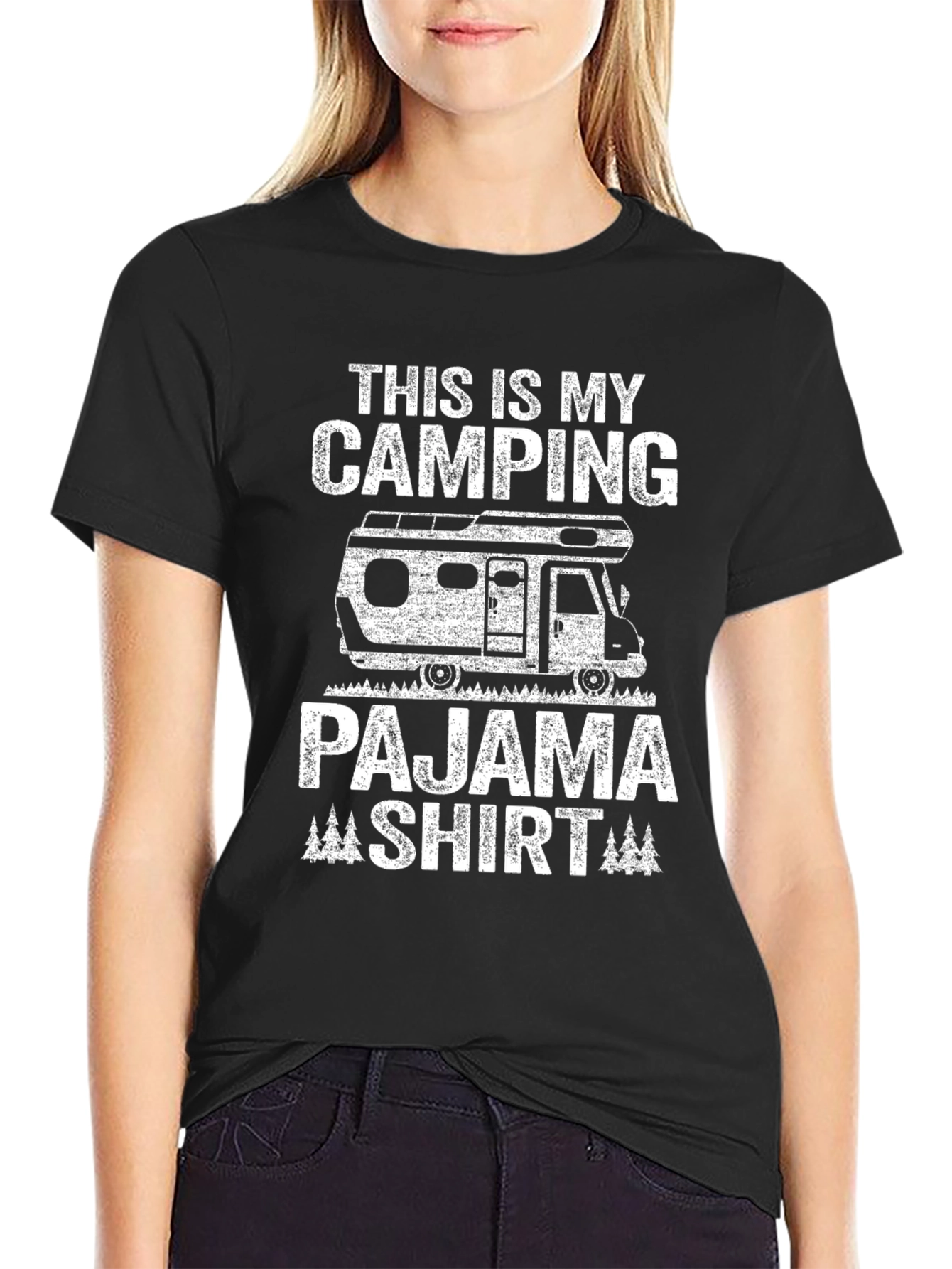 Camping Pajama Shirt - RV Design T-Shirt