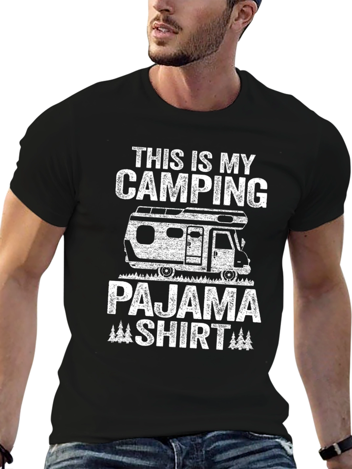 Camping Pajama Shirt - RV Design T-Shirt