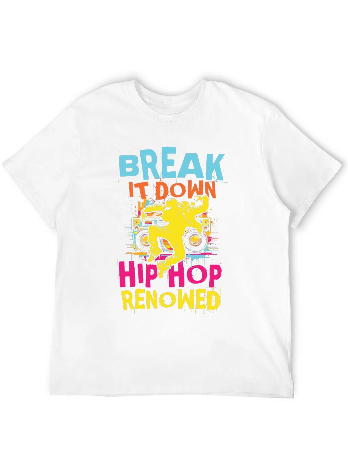 Break It Down Hip Hop Graphic Tee