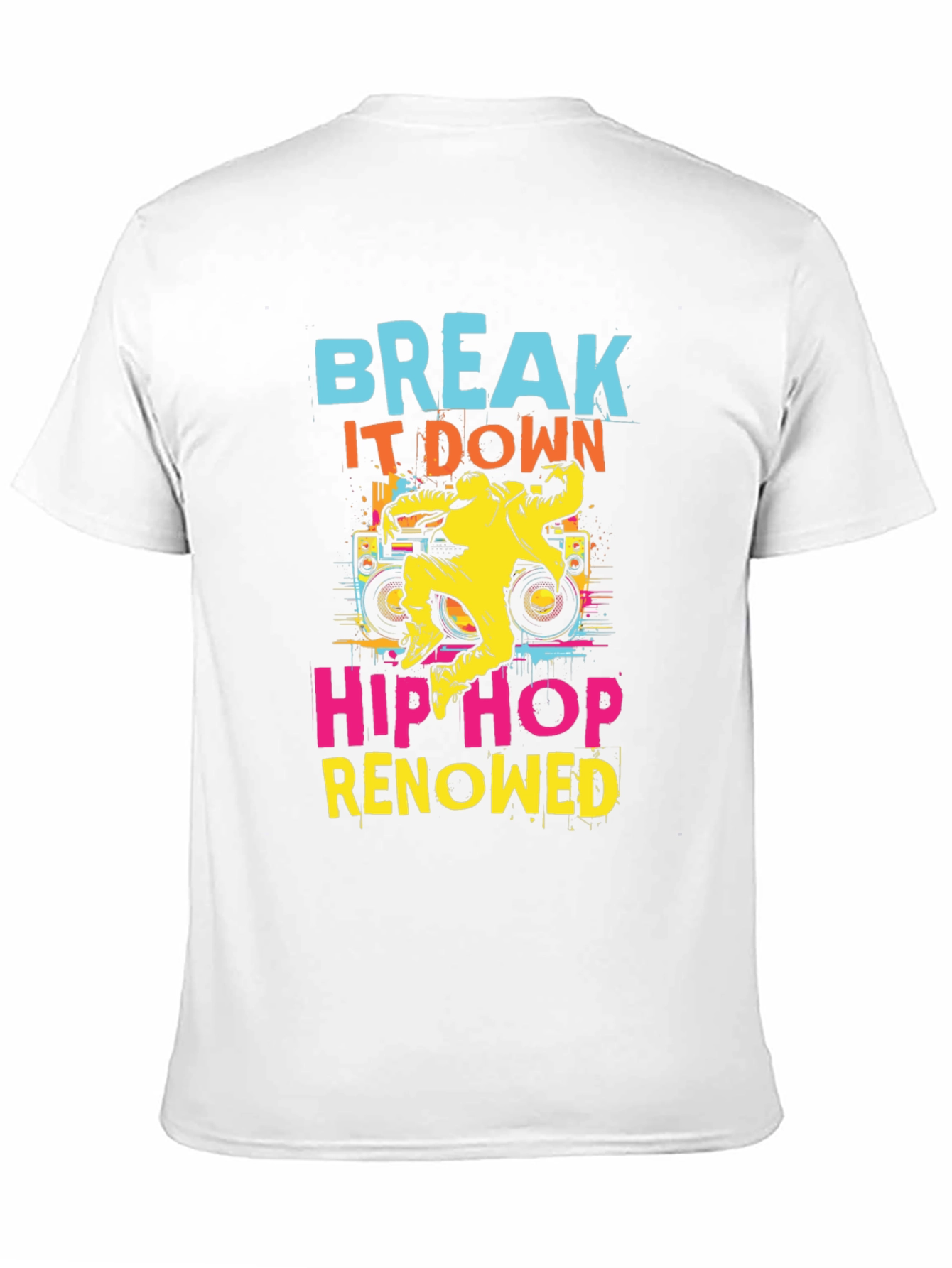 Break It Down Hip Hop Graphic Tee