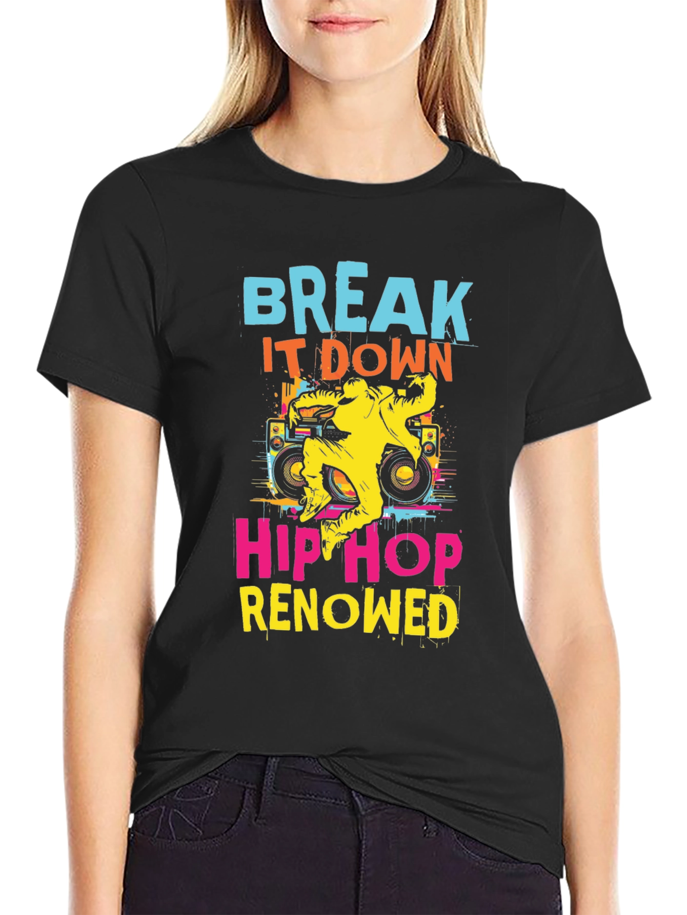 Break It Down Hip Hop Graphic Tee