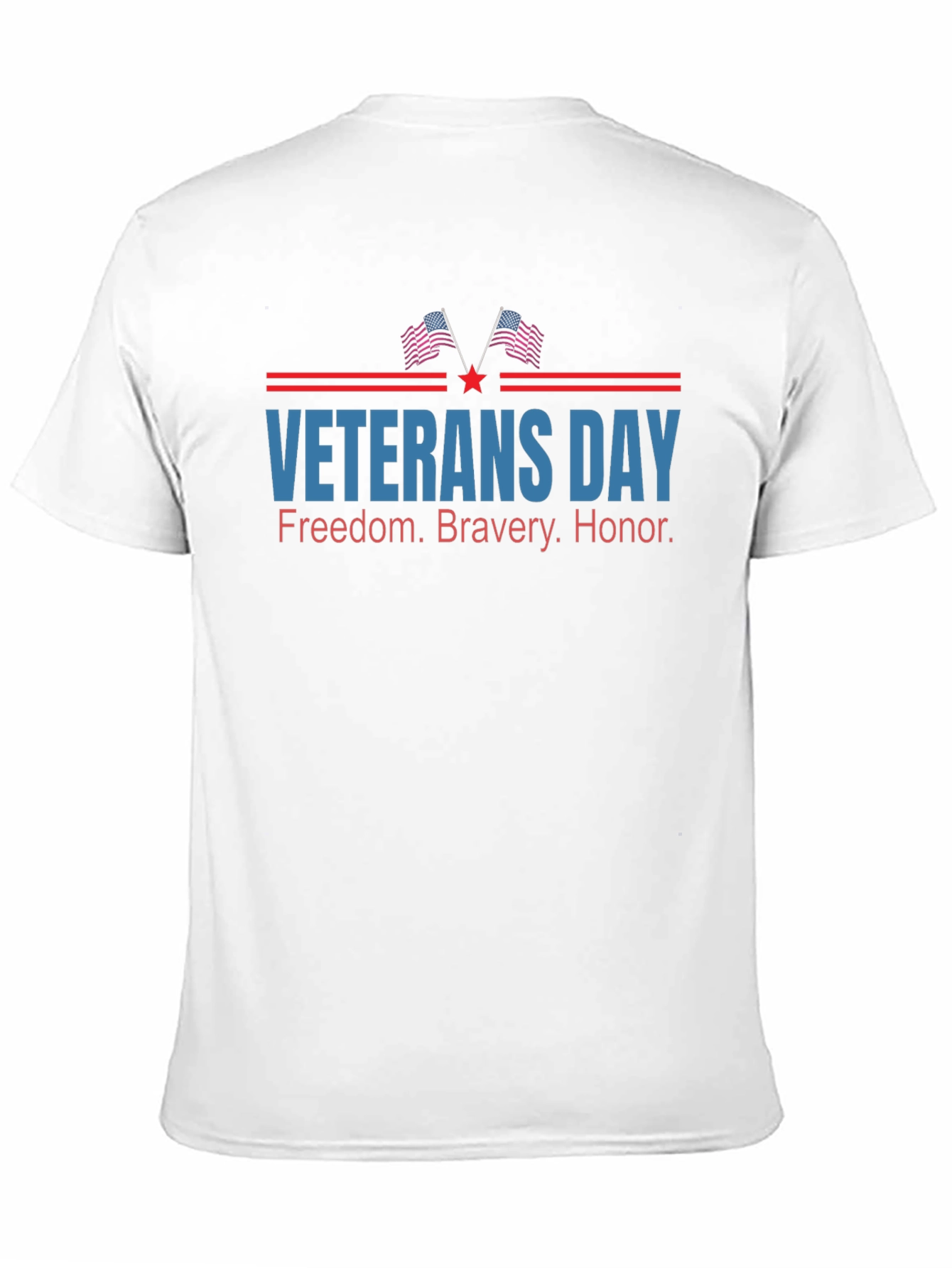 Veterans Day Graphic Print T-Shirt