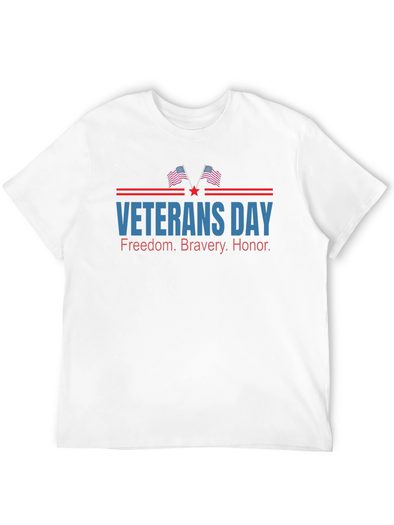 Veterans Day Graphic Print T-Shirt