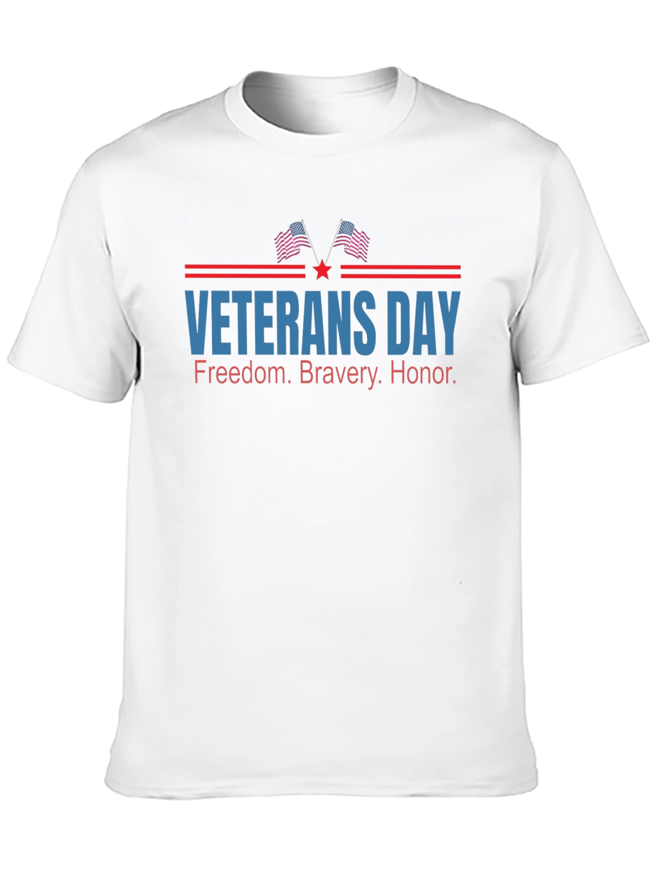 Veterans Day Graphic Print T-Shirt