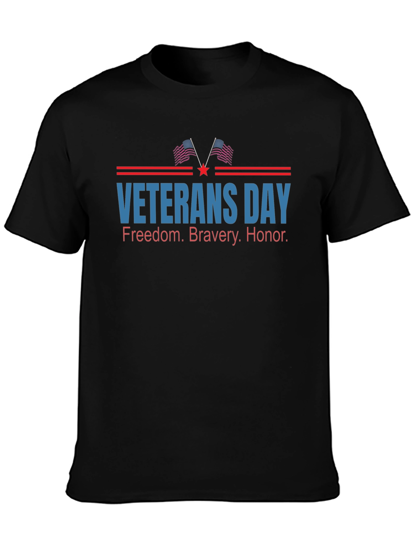 Veterans Day Graphic Print T-Shirt