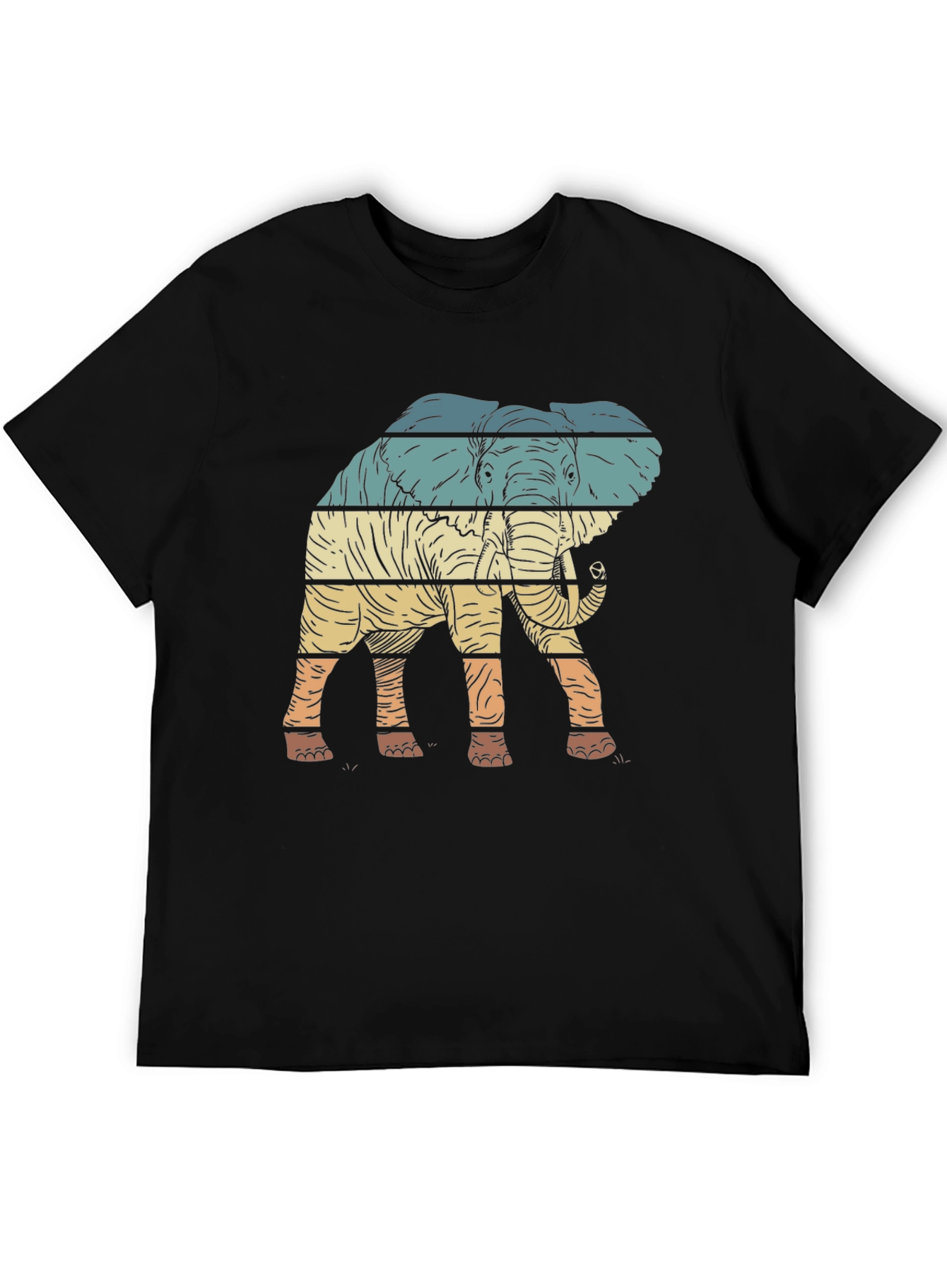 Retro Elephant Graphic Tee