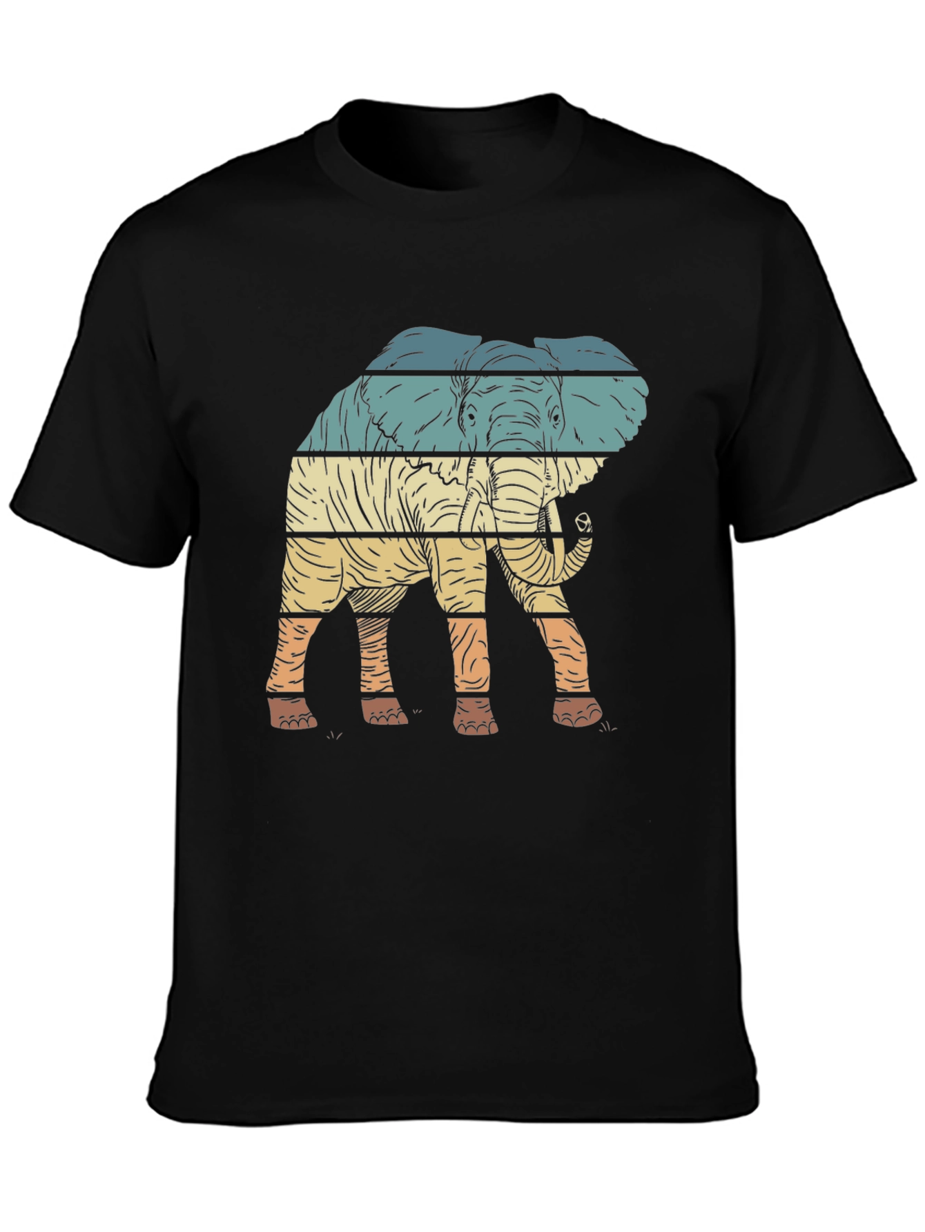 Retro Elephant Graphic Tee