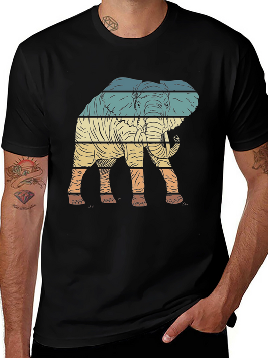 Retro Elephant Graphic Tee