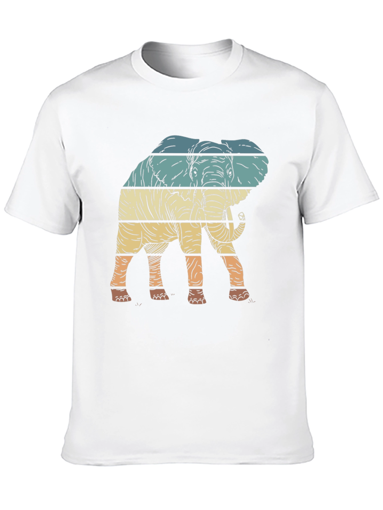 Retro Elephant Graphic Tee