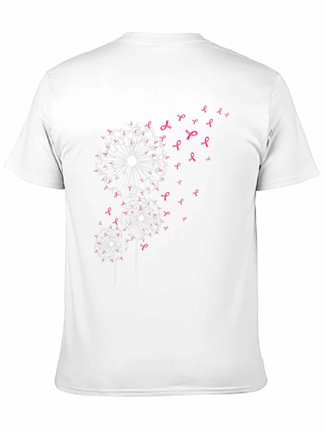Dandelion Pink Ribbon Graphic Tee