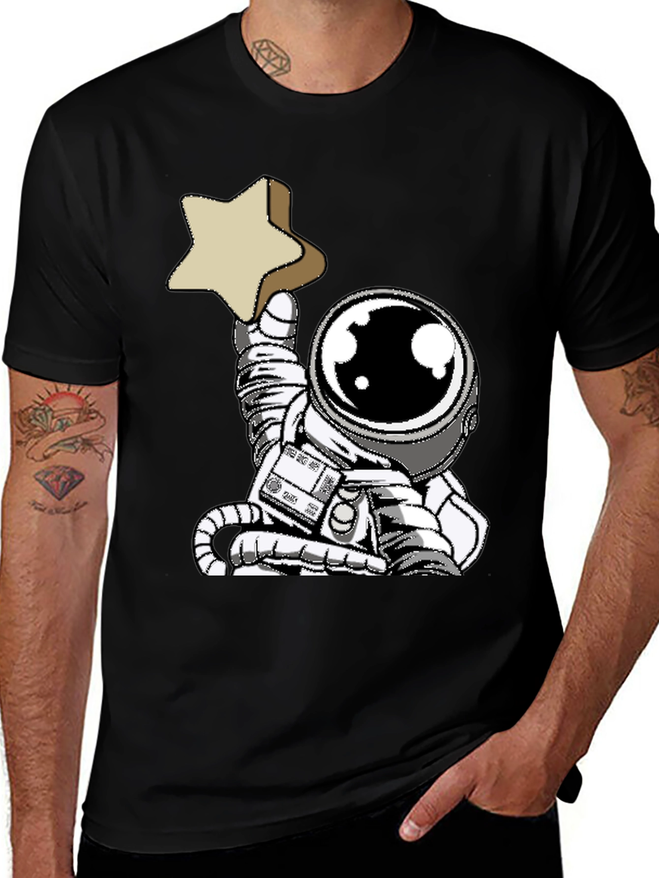 Astronaut Star T-Shirt - Reach for the Stars!