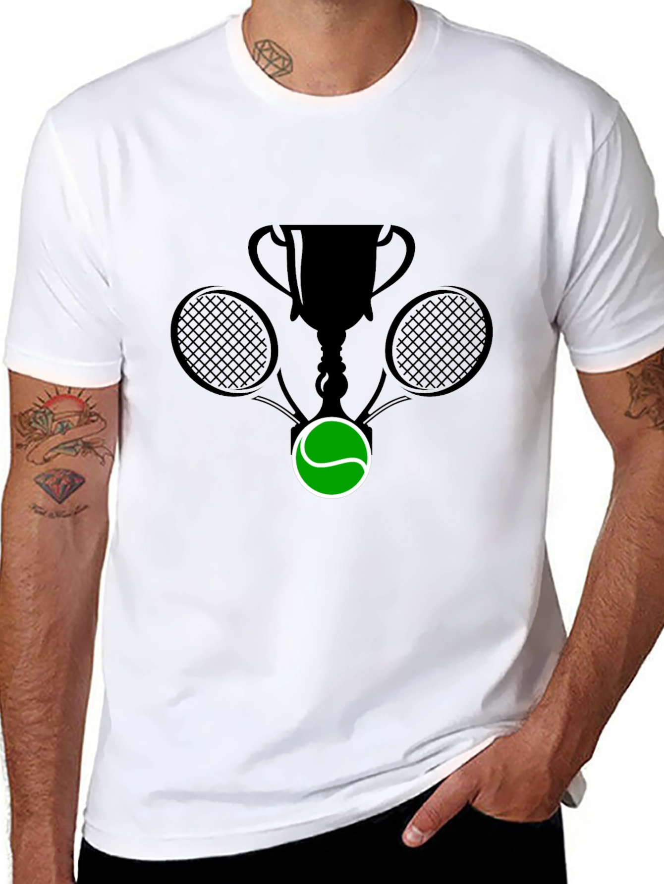 Tennis Trophy Graphic T-Shirt