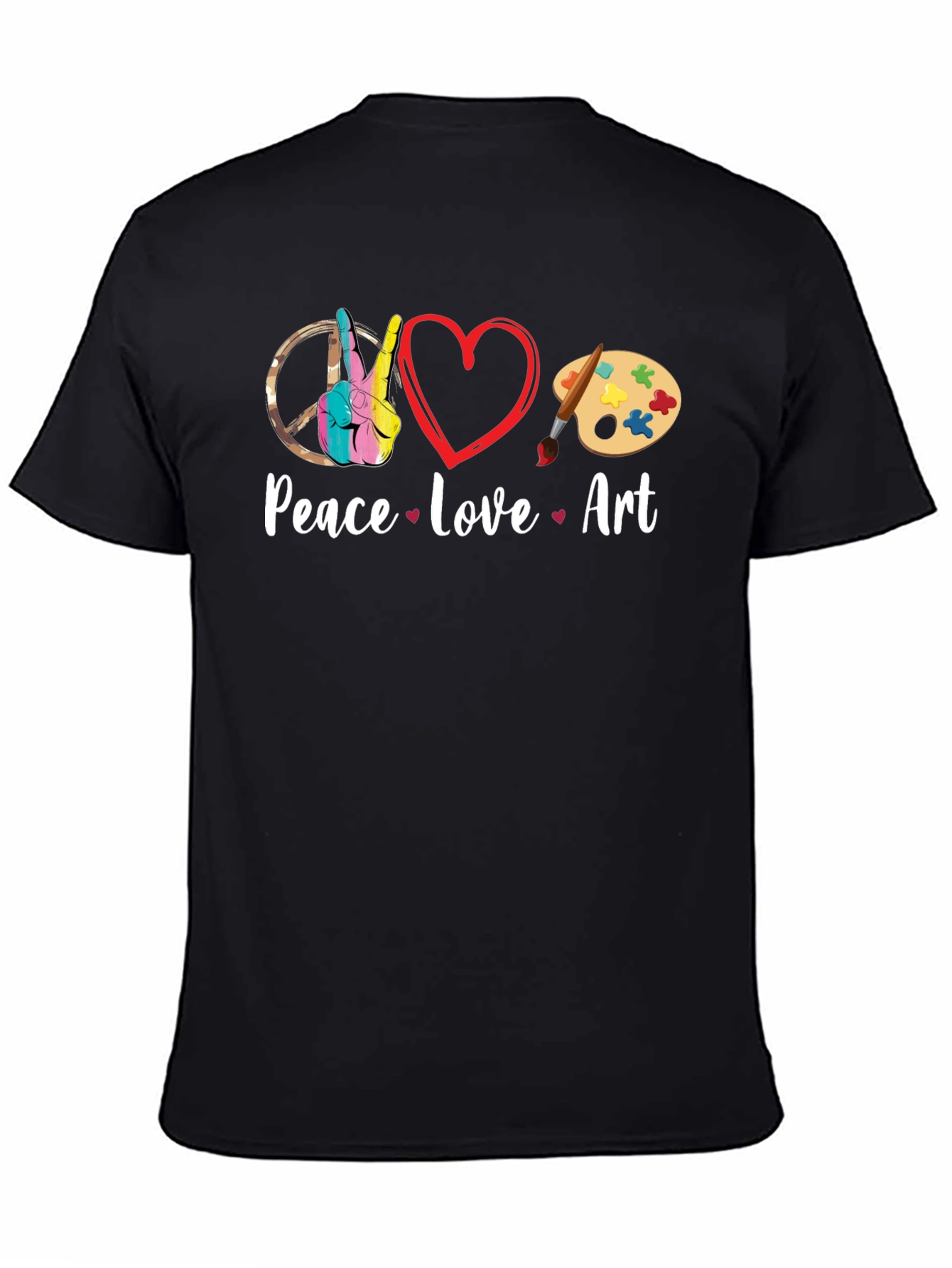 Peace Love Art T-Shirt