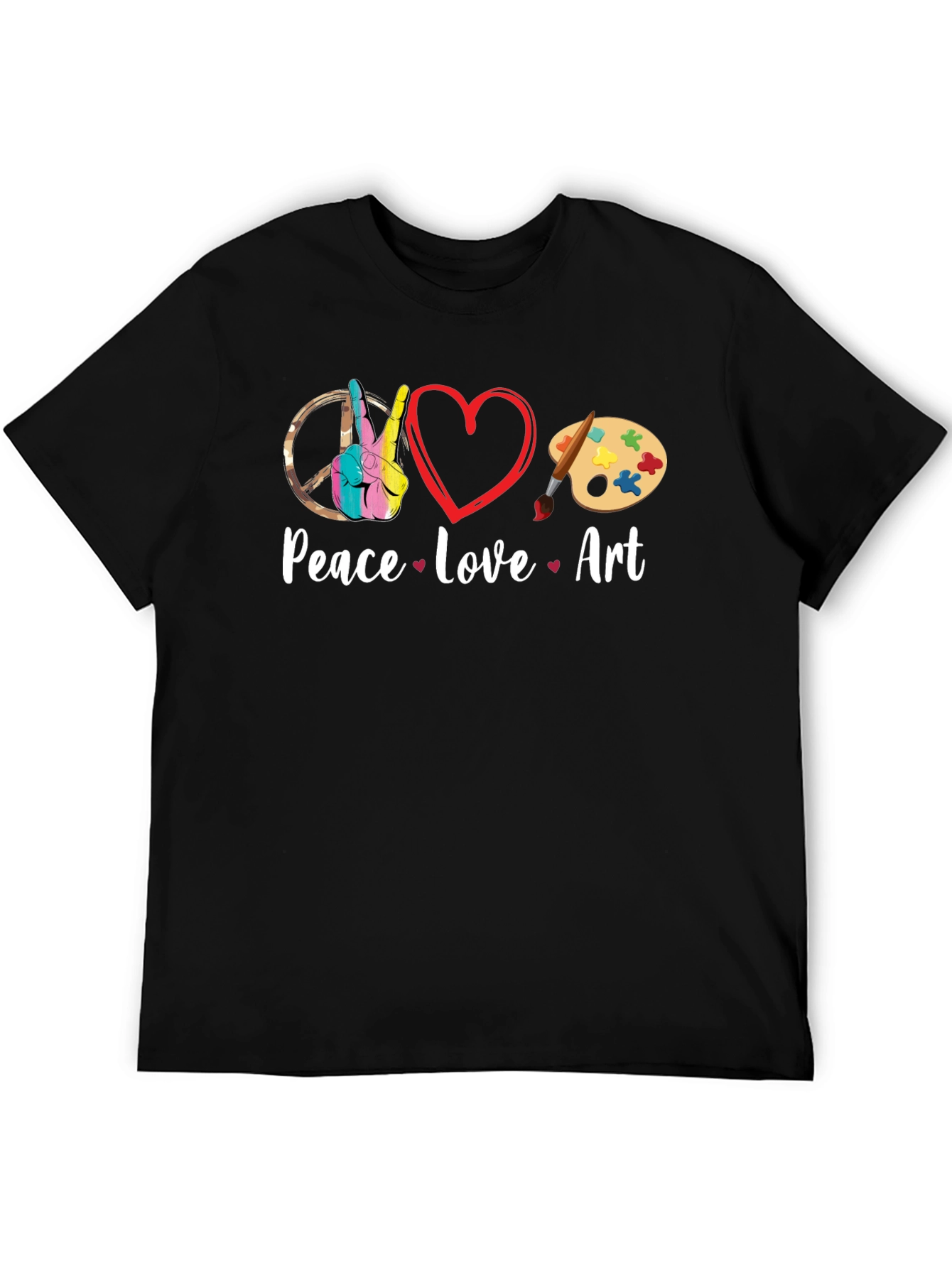 Peace Love Art T-Shirt