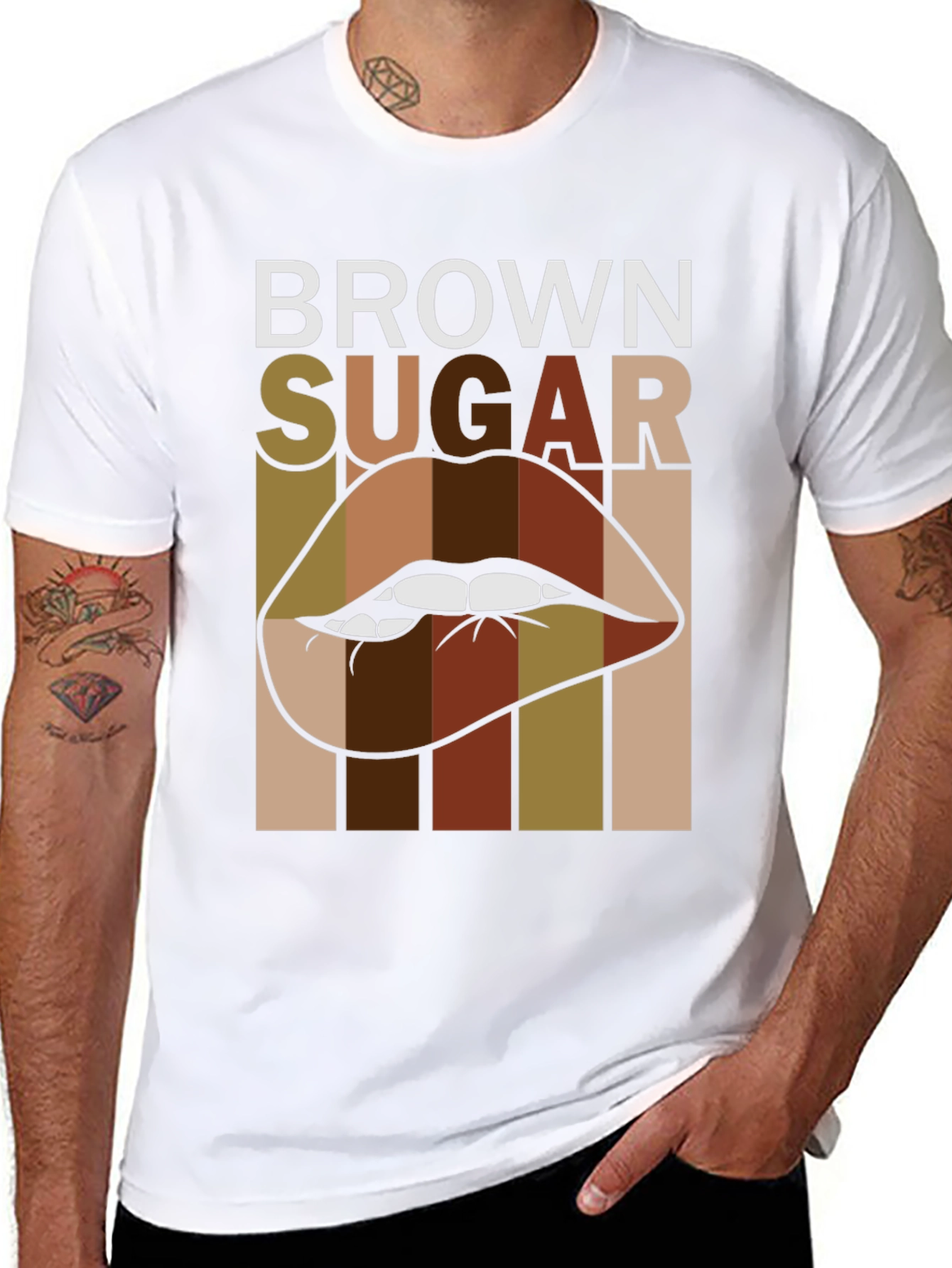 Brown Sugar Lips Graphic Tee - Unisex
