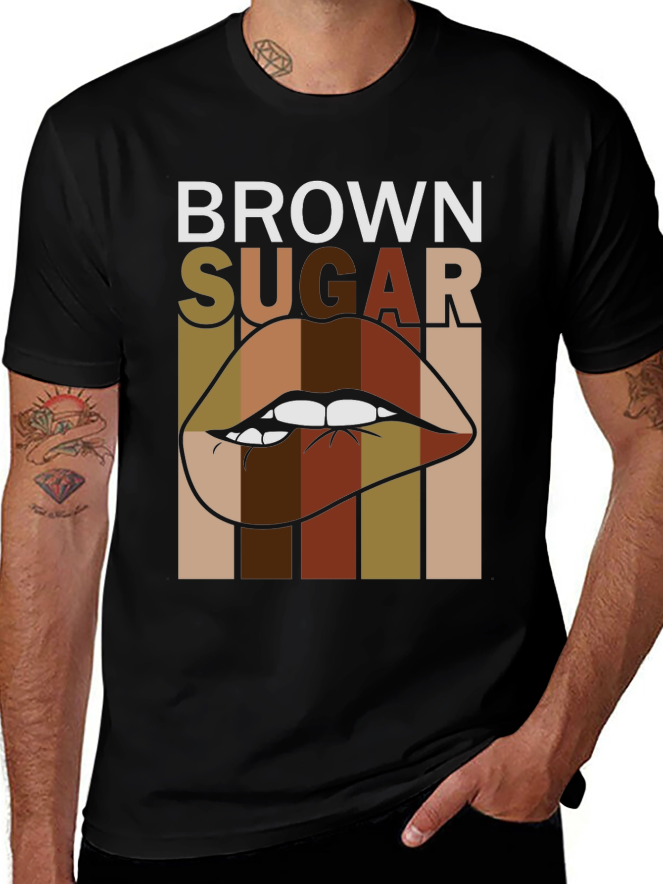 Brown Sugar Lips Graphic Tee - Unisex