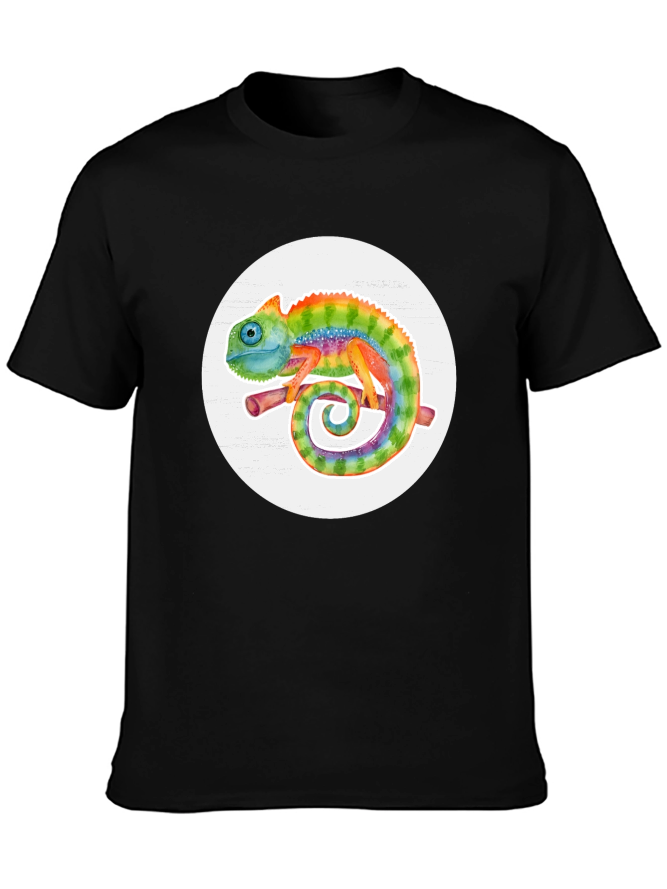 Rainbow Chameleon Graphic Tee