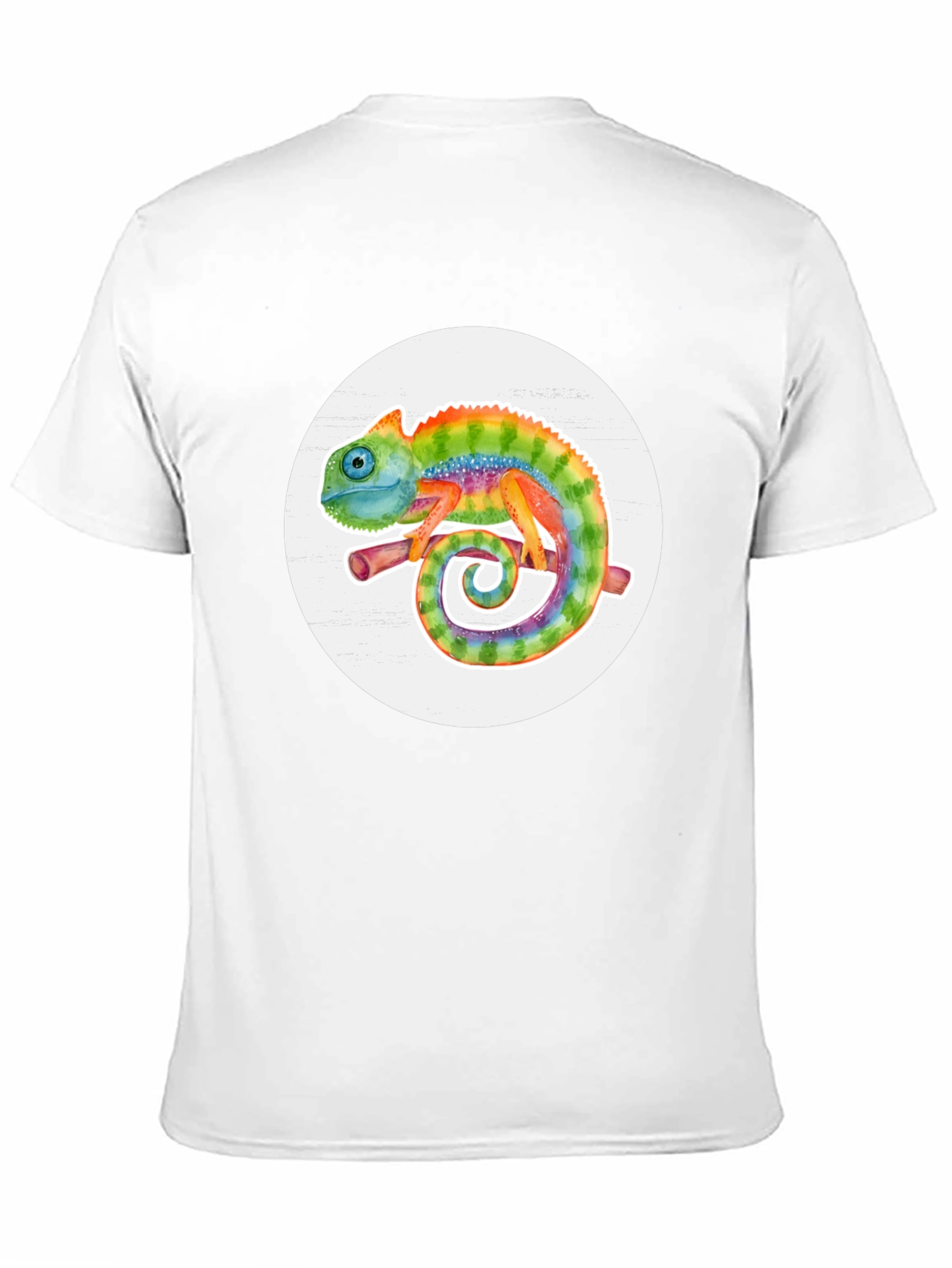 Rainbow Chameleon Graphic Tee