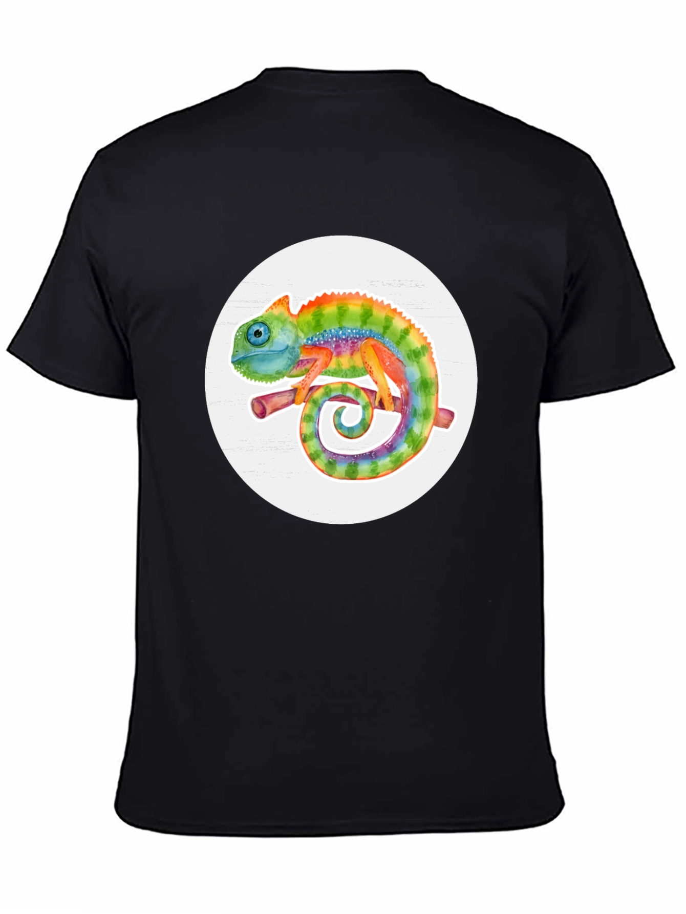 Rainbow Chameleon Graphic Tee