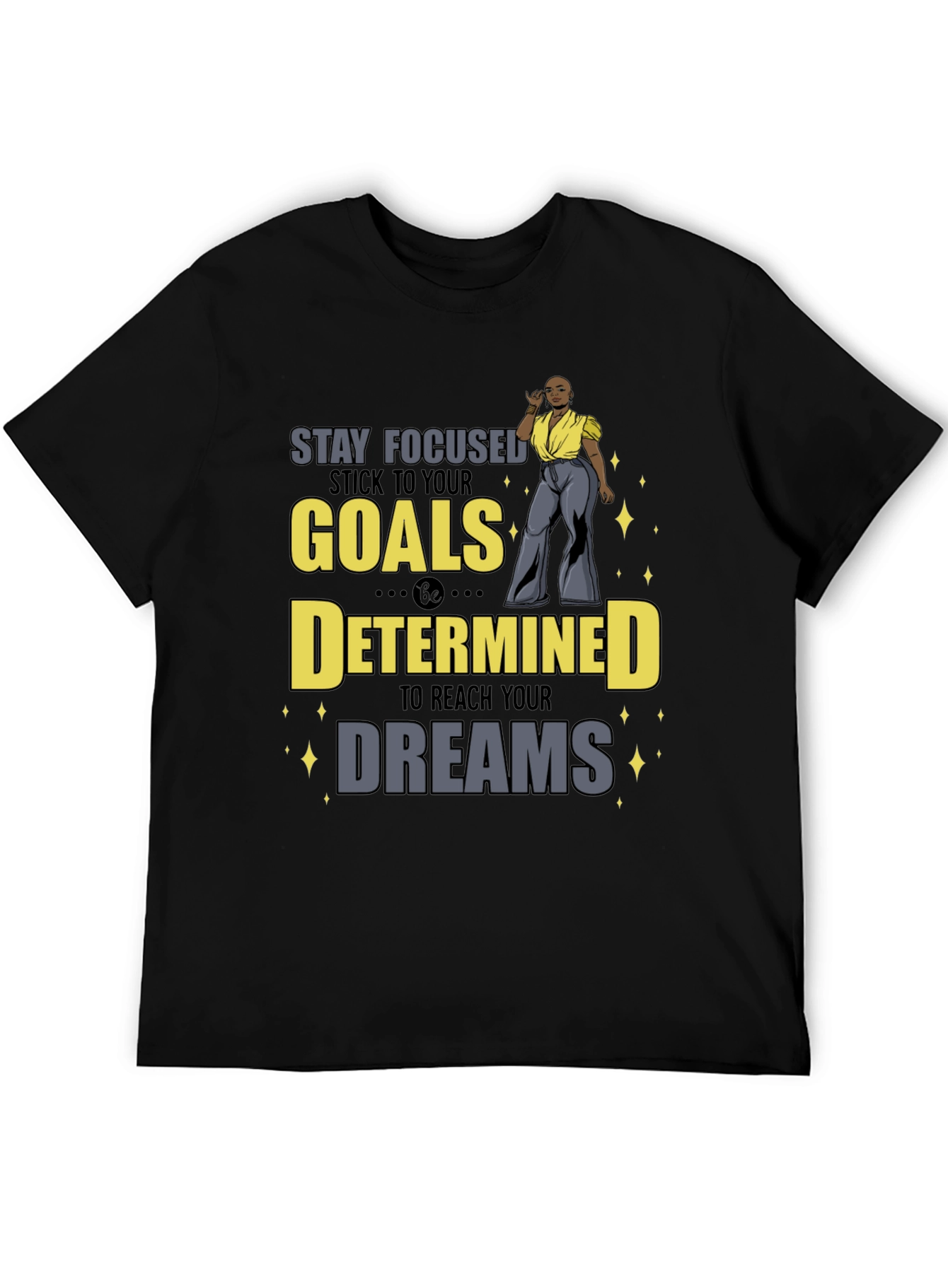 Stay Focused Motivational T-Shirt