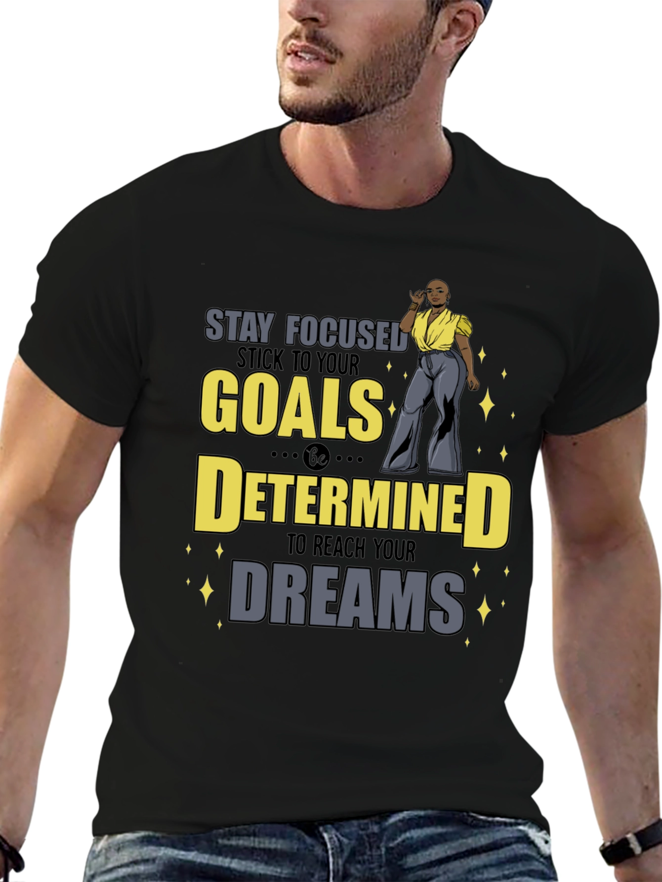 Stay Focused Motivational T-Shirt