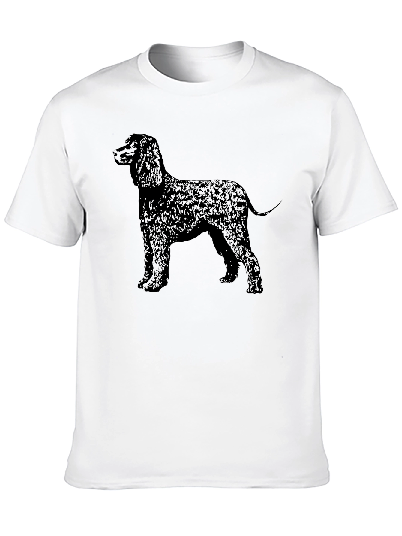 Dog Breed Silhouette Black Graphic Tee
