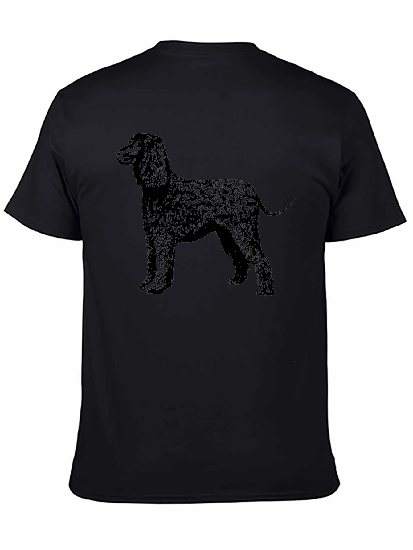 Dog Breed Silhouette Black Graphic Tee
