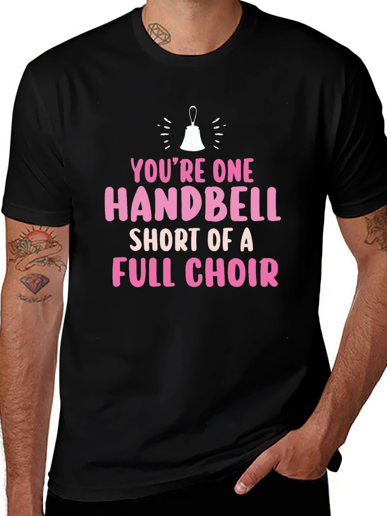 Handbell Choir T-Shirt - Funny Music Gift