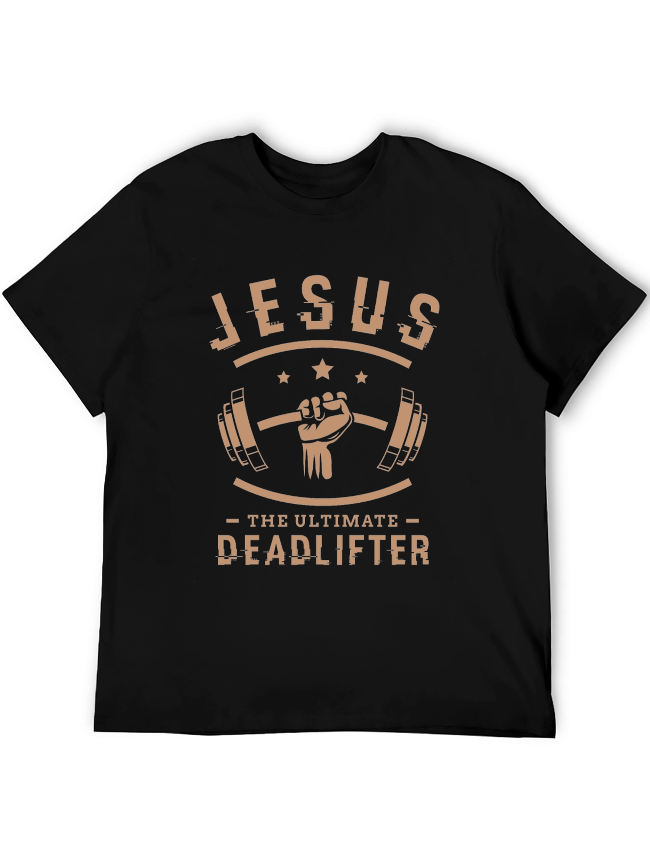 Jesus The Ultimate Deadlifter Graphic T-Shirt