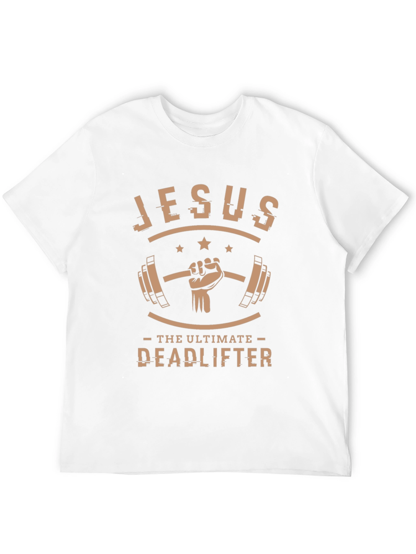 Jesus The Ultimate Deadlifter Graphic T-Shirt