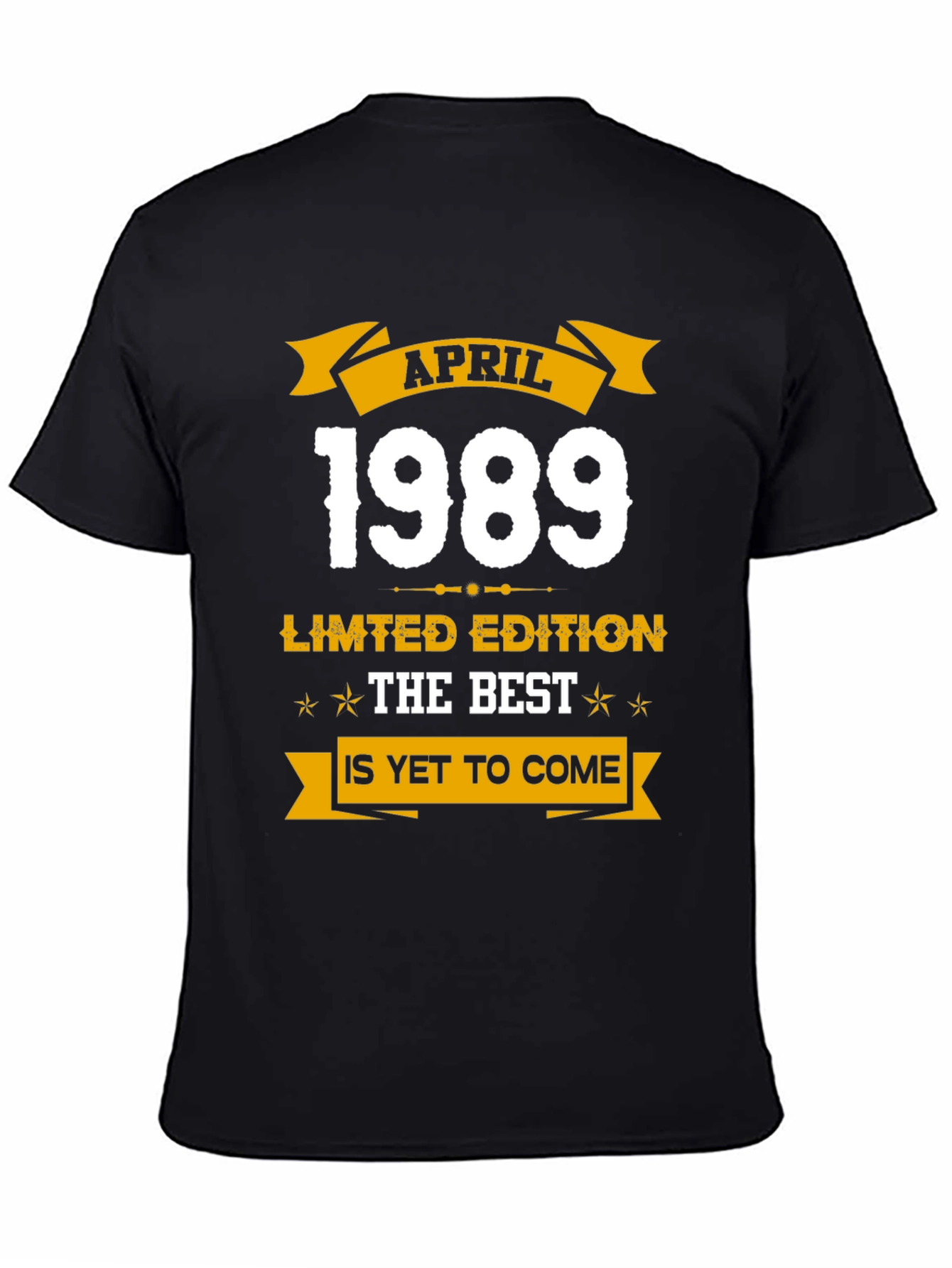 April 1989 Limited Edition Birthday T-Shirt