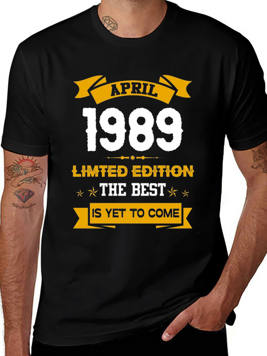 April 1989 Limited Edition Birthday T-Shirt