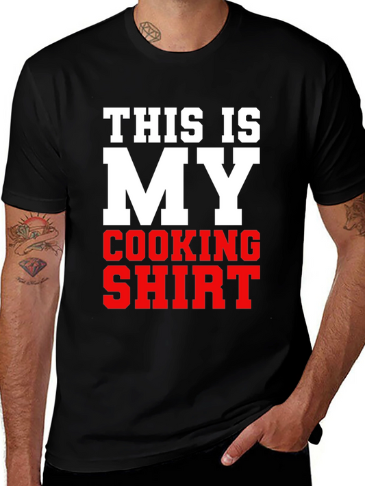Funny Cooking Shirt - This Is My Cooking Shirt Tee