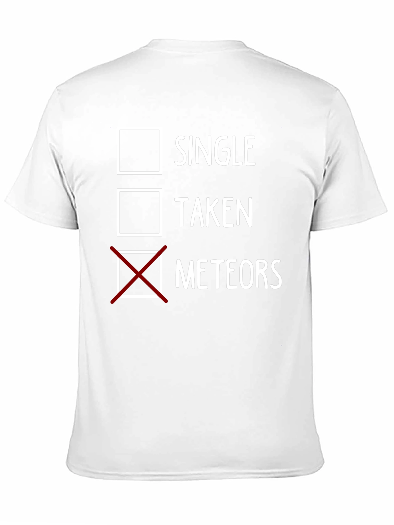Single Taken Meteors Black Graphic T-Shirt
