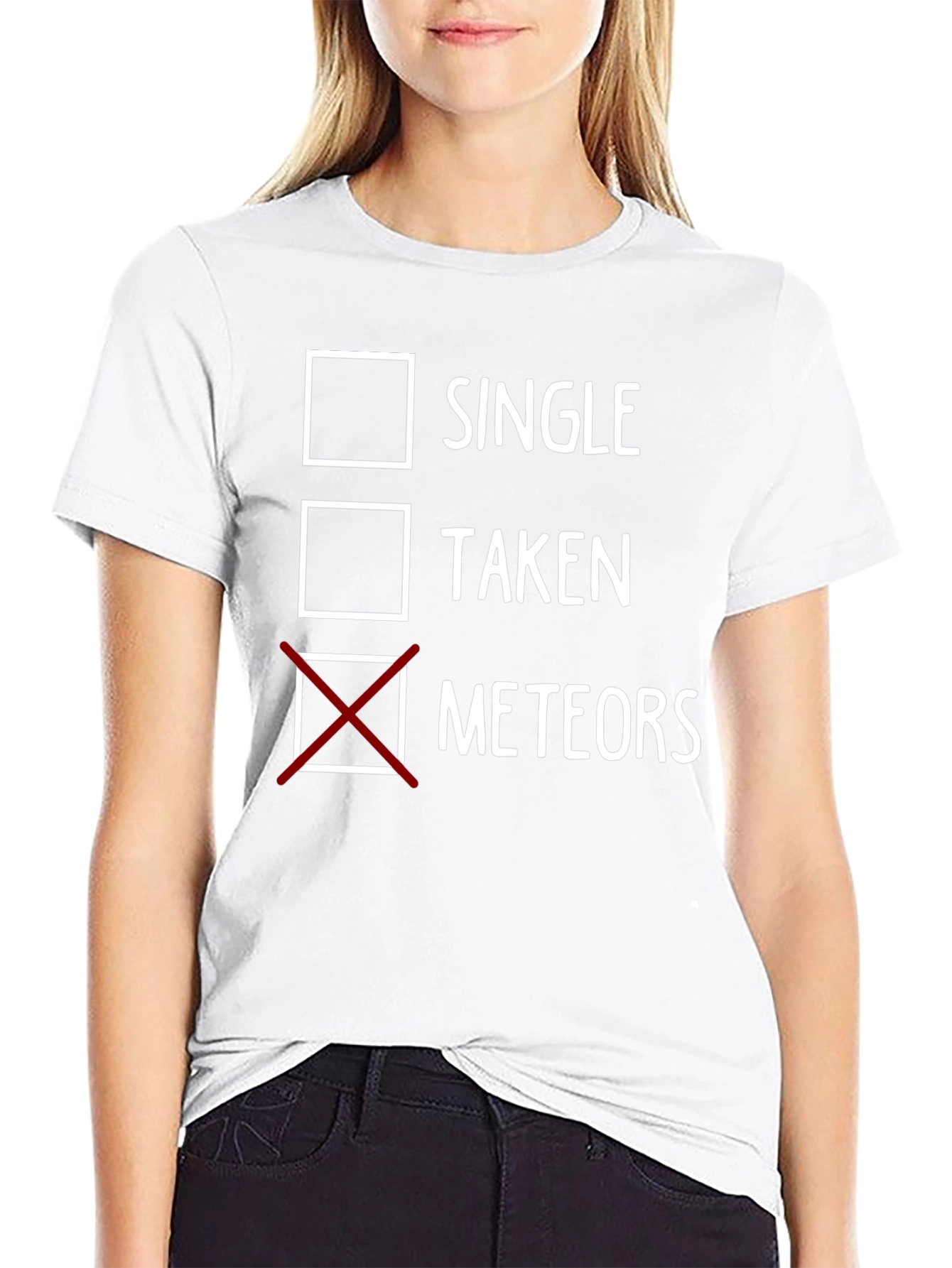 Single Taken Meteors Black Graphic T-Shirt