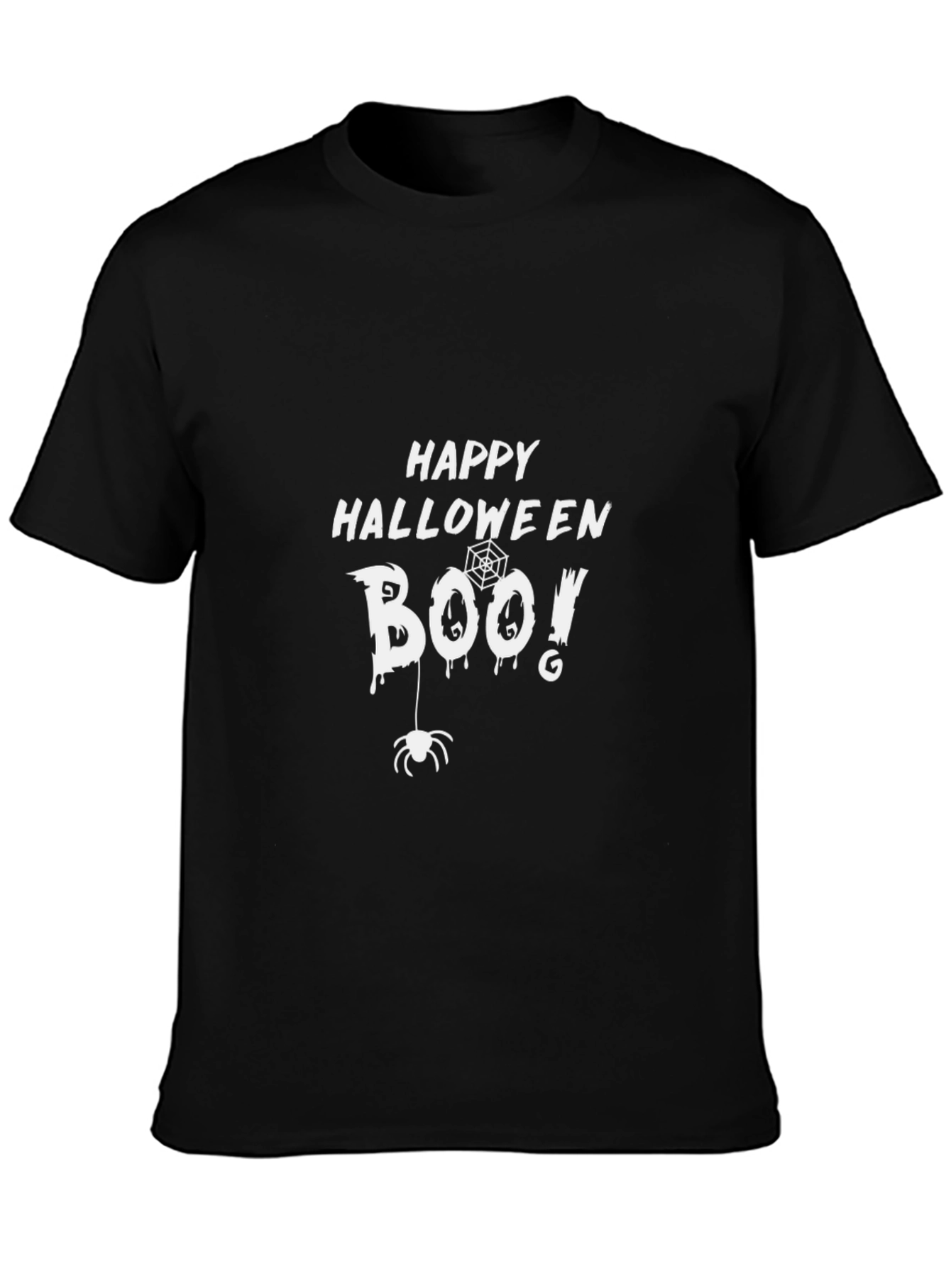Happy Halloween Boo! Black T-Shirt
