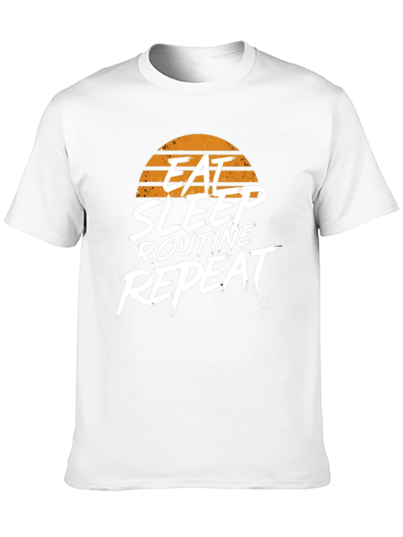 Eat Sleep Routine Repeat Graphic Tee