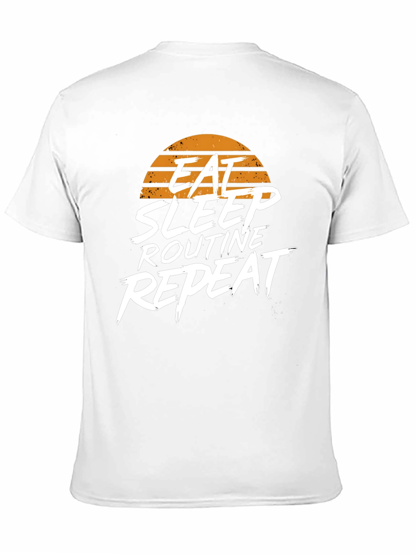 Eat Sleep Routine Repeat Graphic Tee