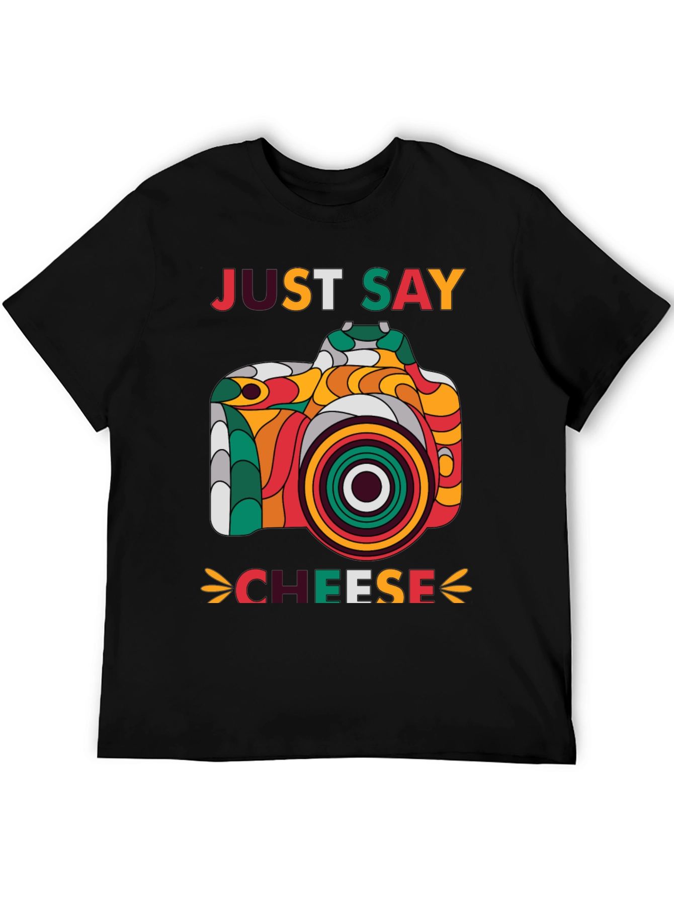 Just Say Cheese Camera Graphic Tee