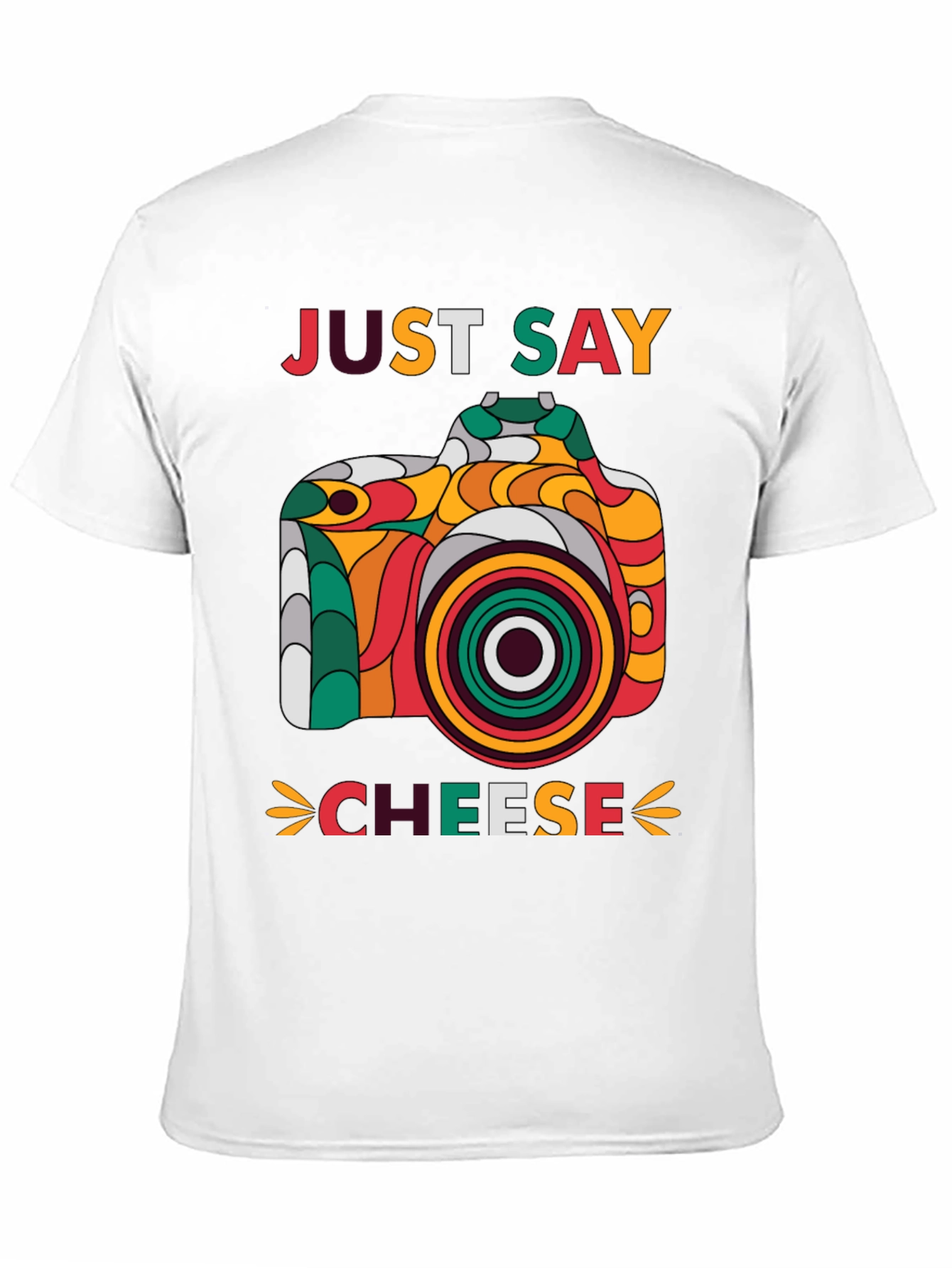 Just Say Cheese Camera Graphic Tee