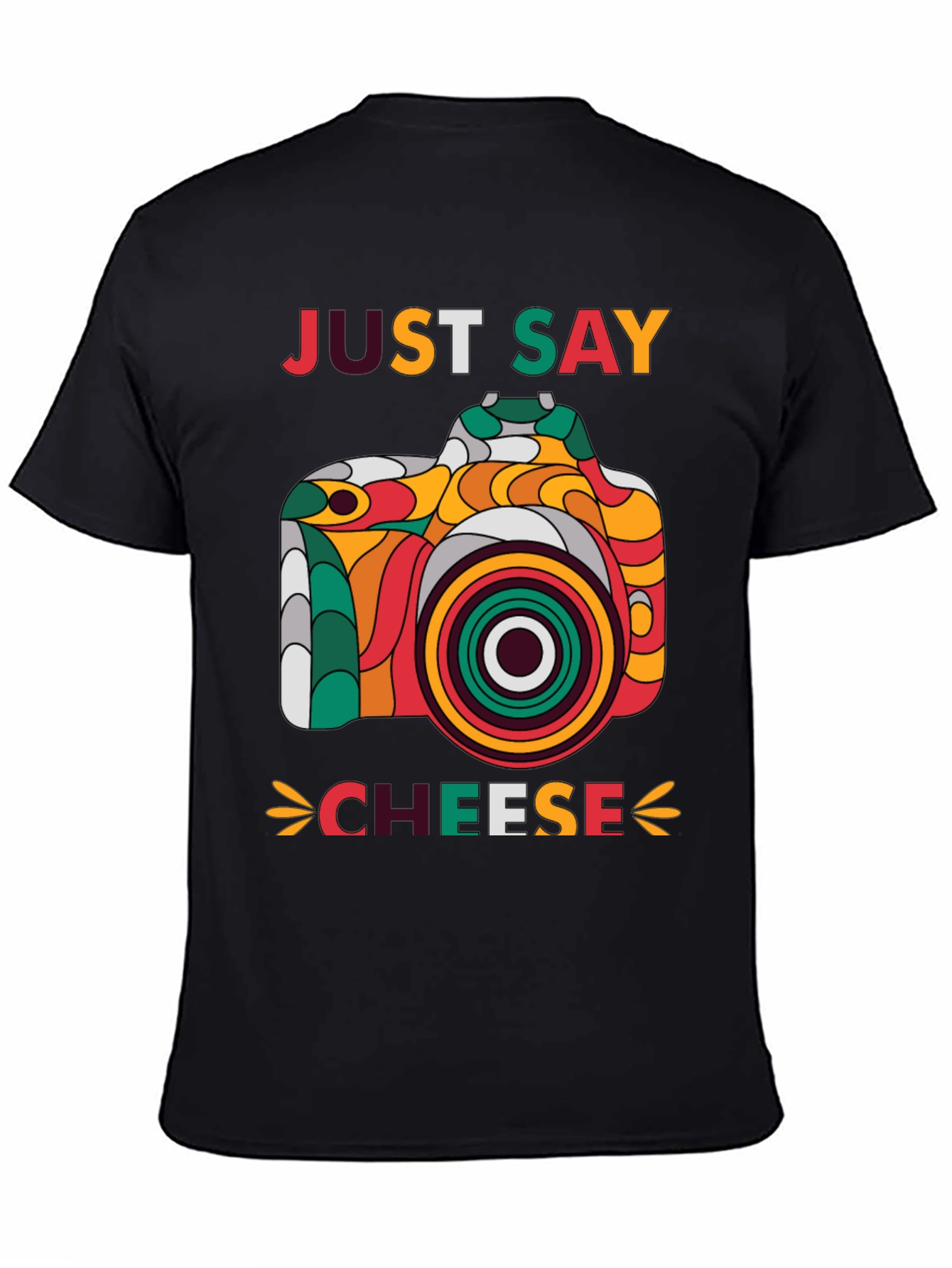 Just Say Cheese Camera Graphic Tee