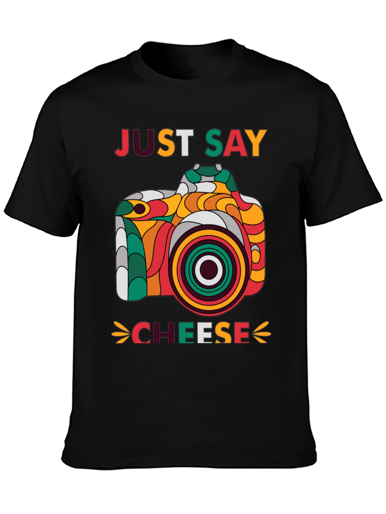Just Say Cheese Camera Graphic Tee